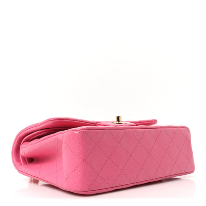 Chanel Caviar Quilted Small Double Flap Pink 4 of 10