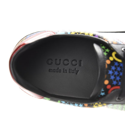 Gucci GG Supreme Monogram Psychedelic Mens Ace Sneakers 7.5 Black Multicolor 7 of 11
