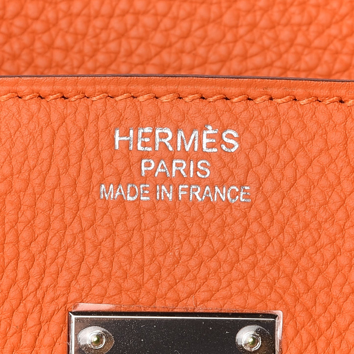 Togo Birkin 35 Orange