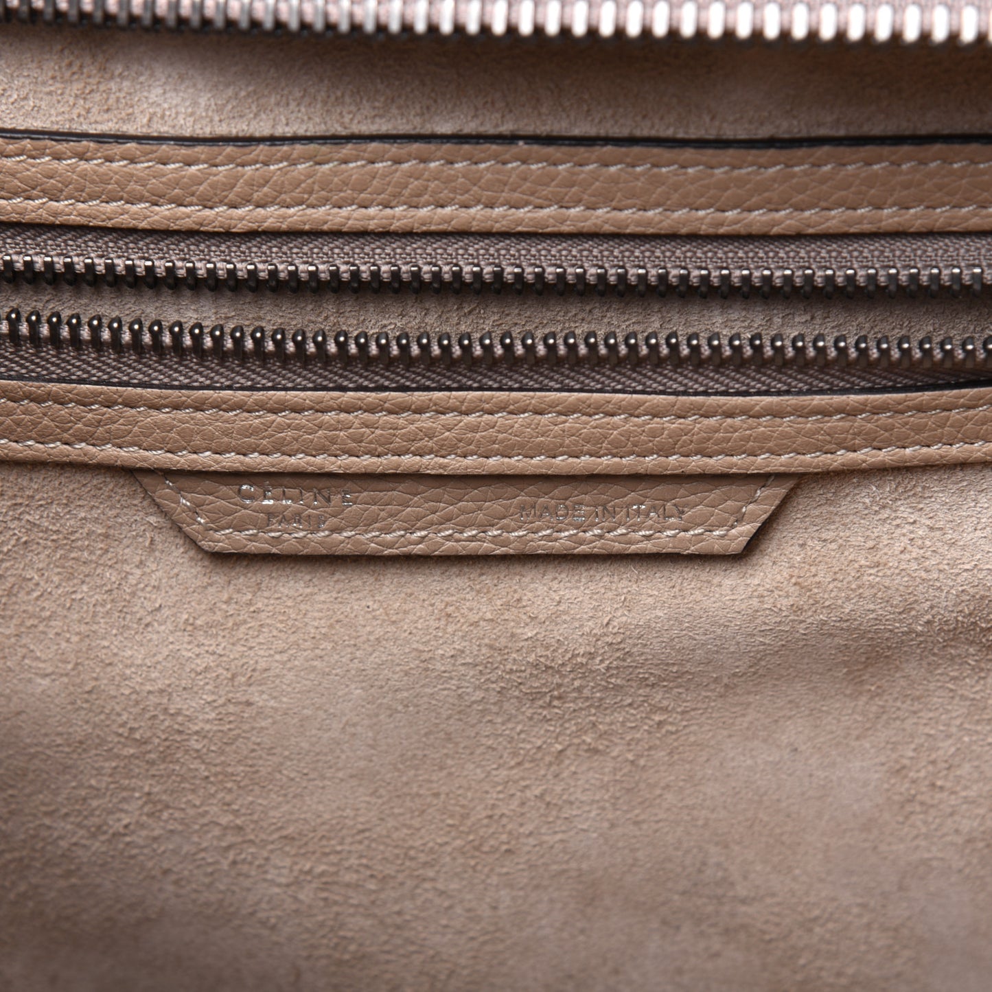 Drummed Calfskin Mini Luggage Dune