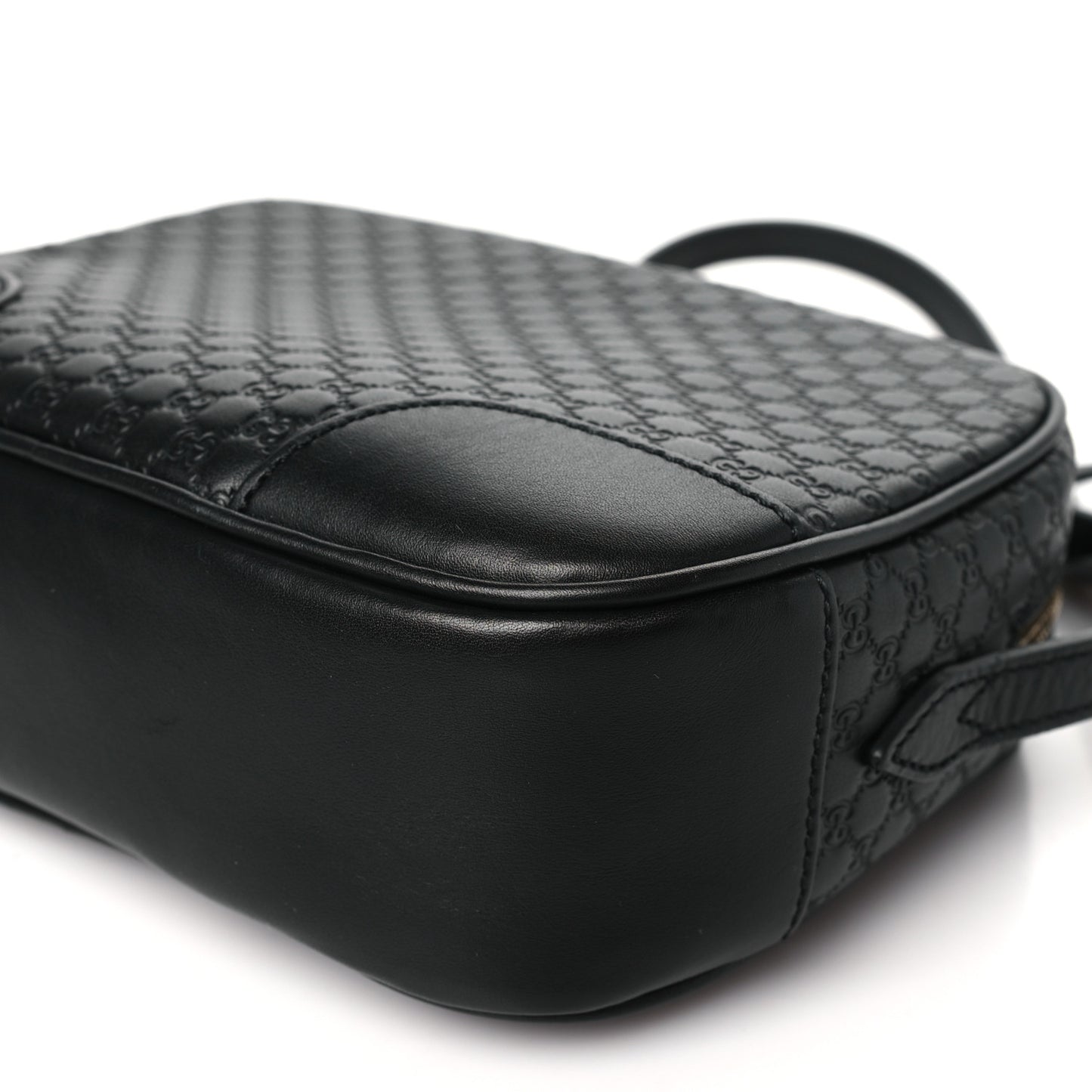 Microguccissima Mini Bree Messenger Bag Black