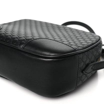 Gucci Microguccissima Mini Bree Messenger Bag Black 10 of 10