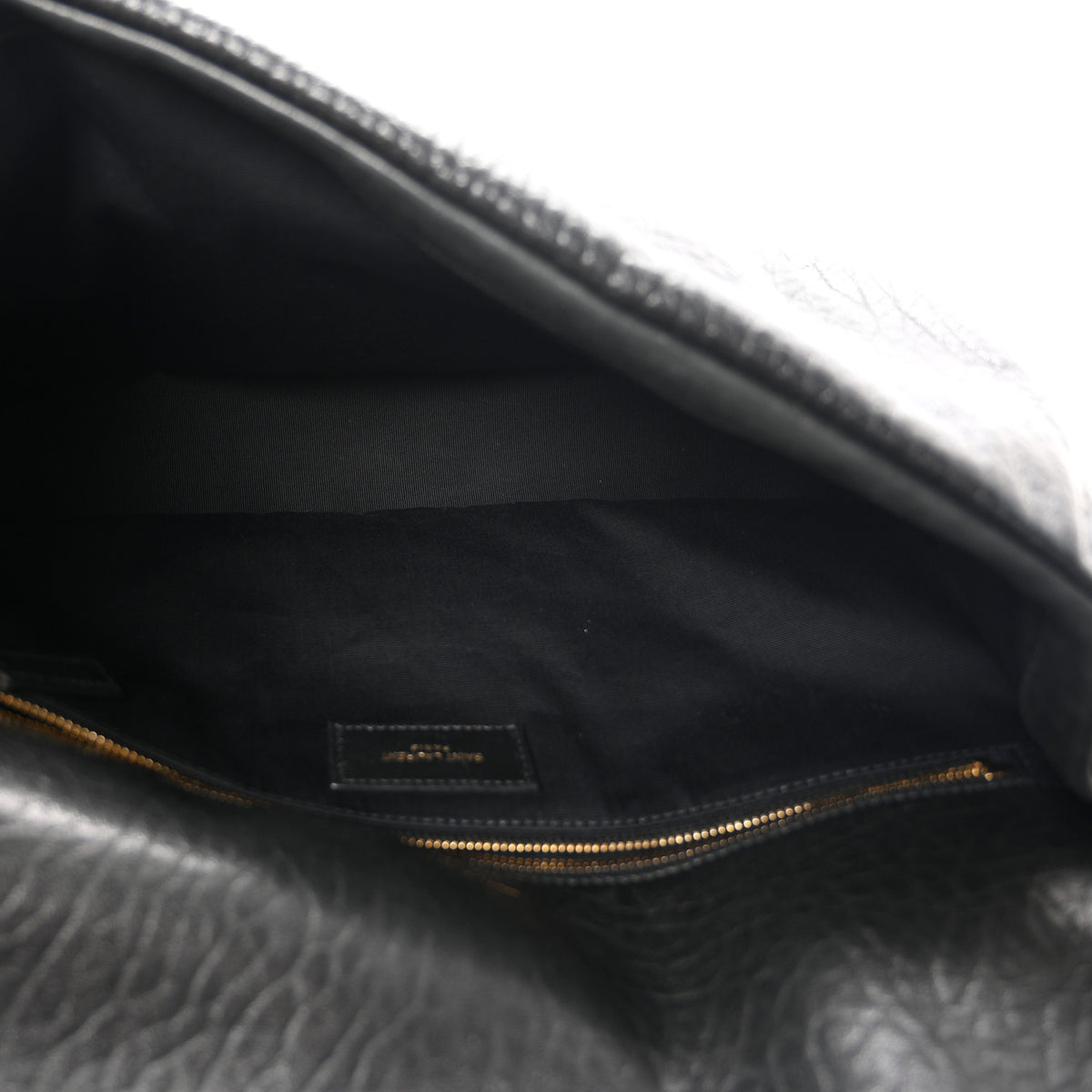 Saint Laurent Grained Lambskin Large Calypso Black 5 of 11