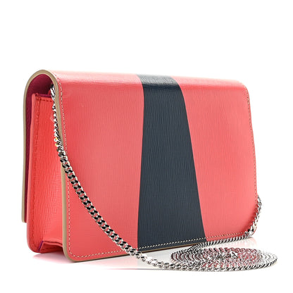 Fendi Vitello Elite Crystal Eye Monster Tube Wallet On Chain Bellini Multicolor 3 of 8