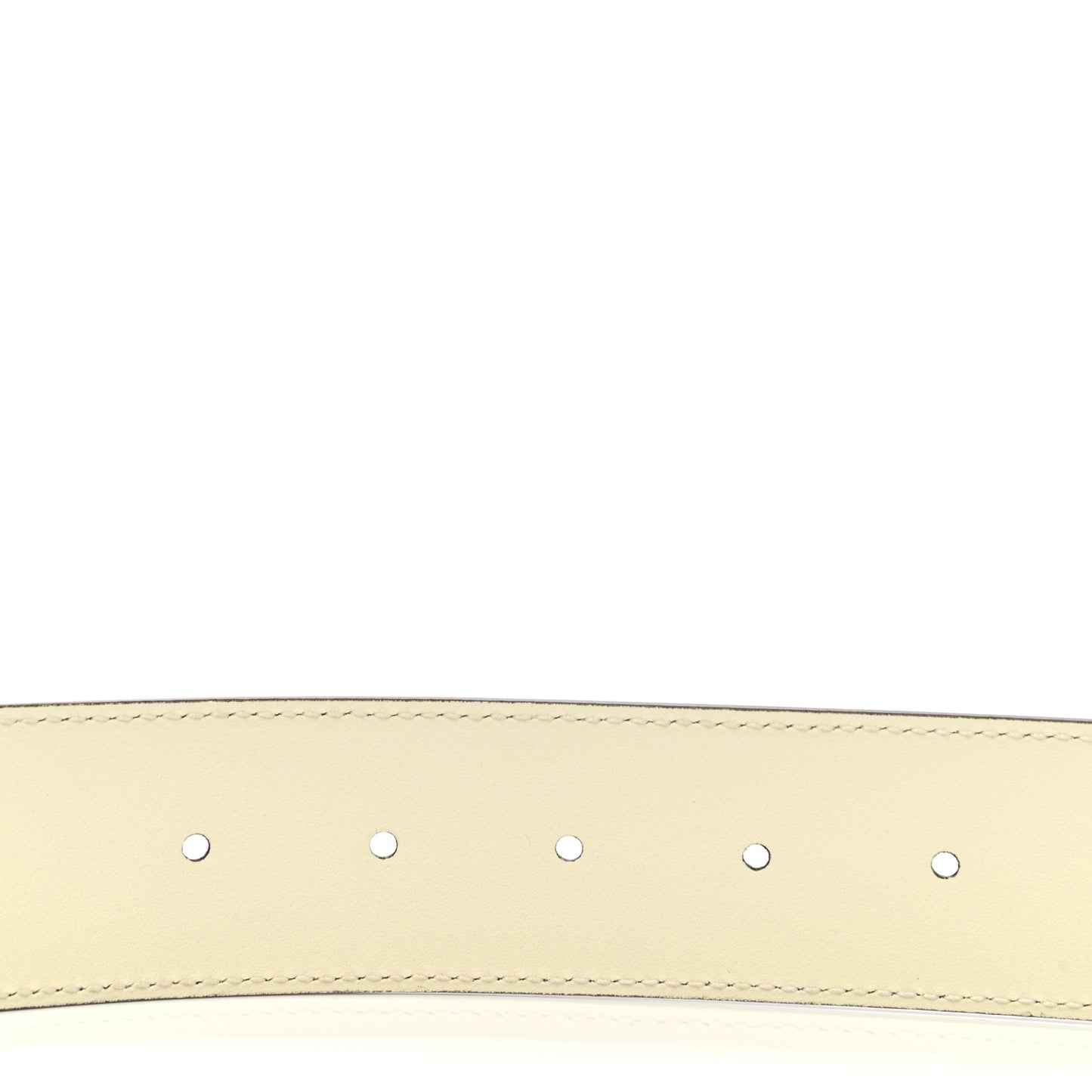 Calfskin Double G 40mm Belt 90 36 Mystic White