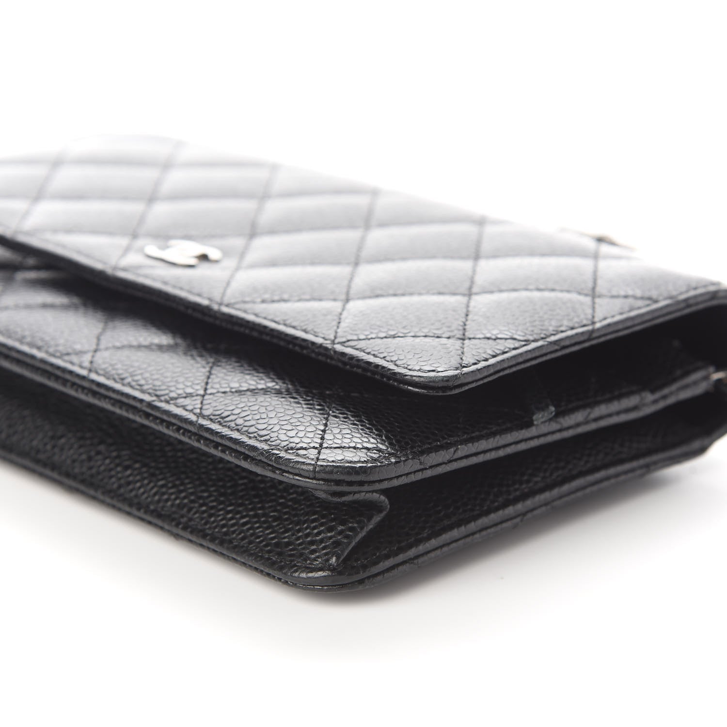 Chanel Caviar Quilted Wallet On Chain WOC Black 9 of 9