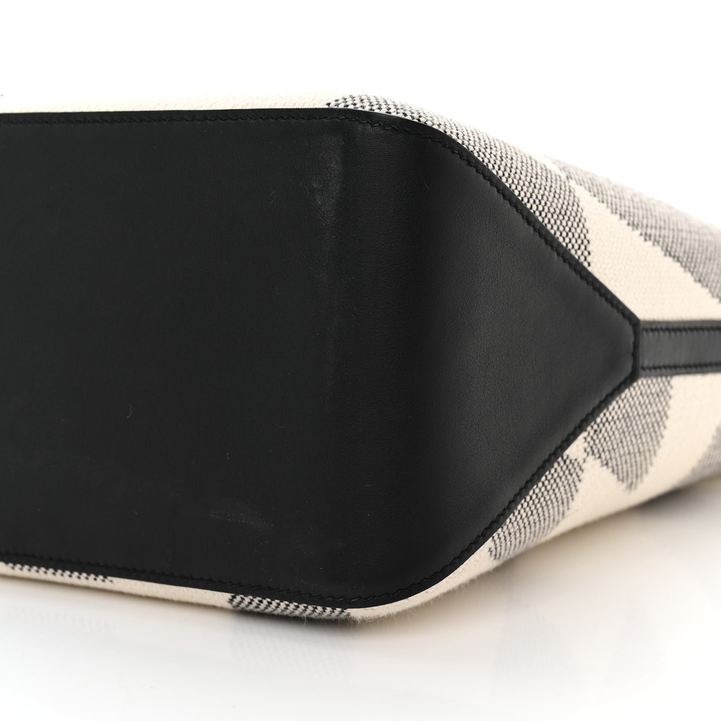 Swift H Canvas Cabas H En Biais 40 Black Ecru