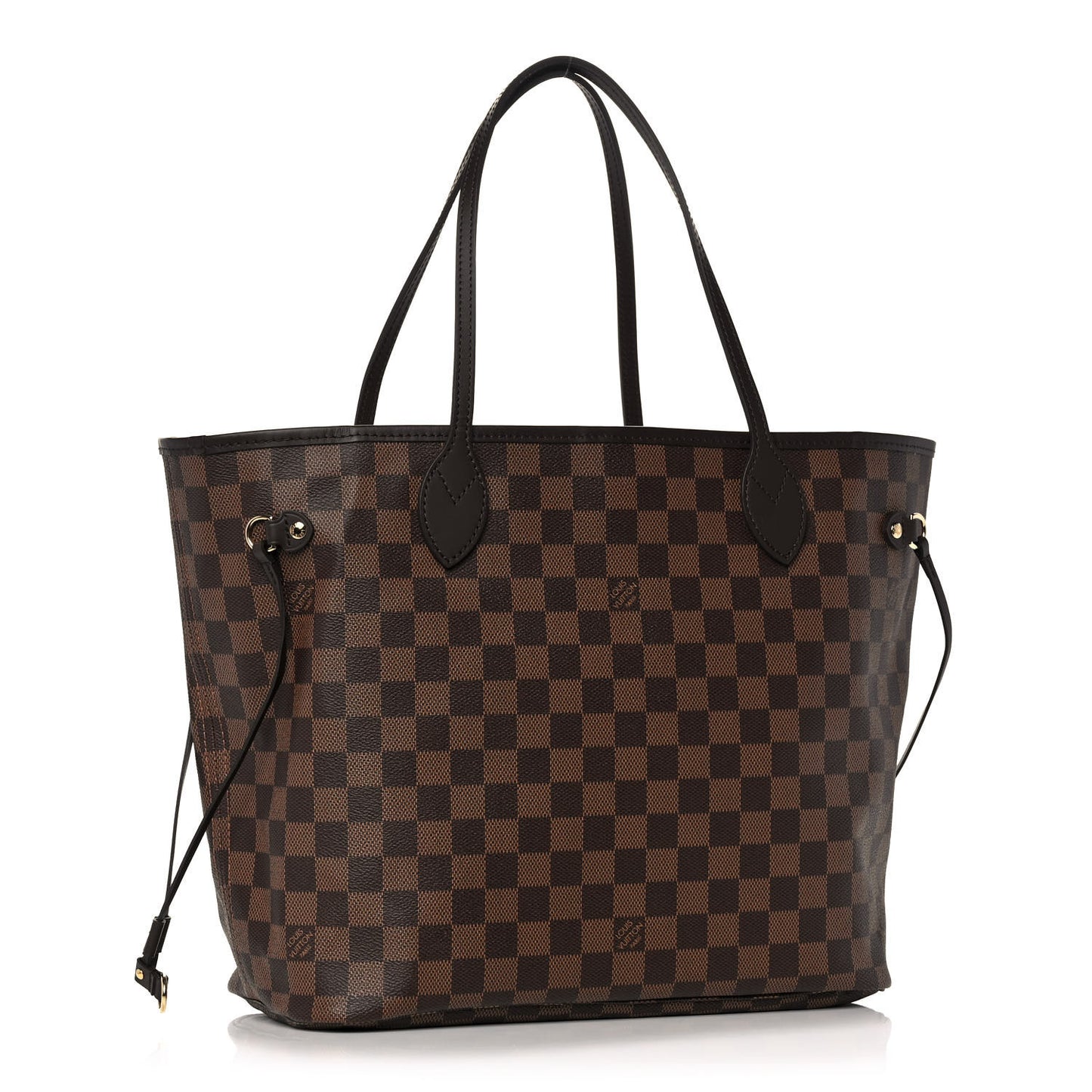 Damier Ebene Neo Neverfull MM Rose Ballerine