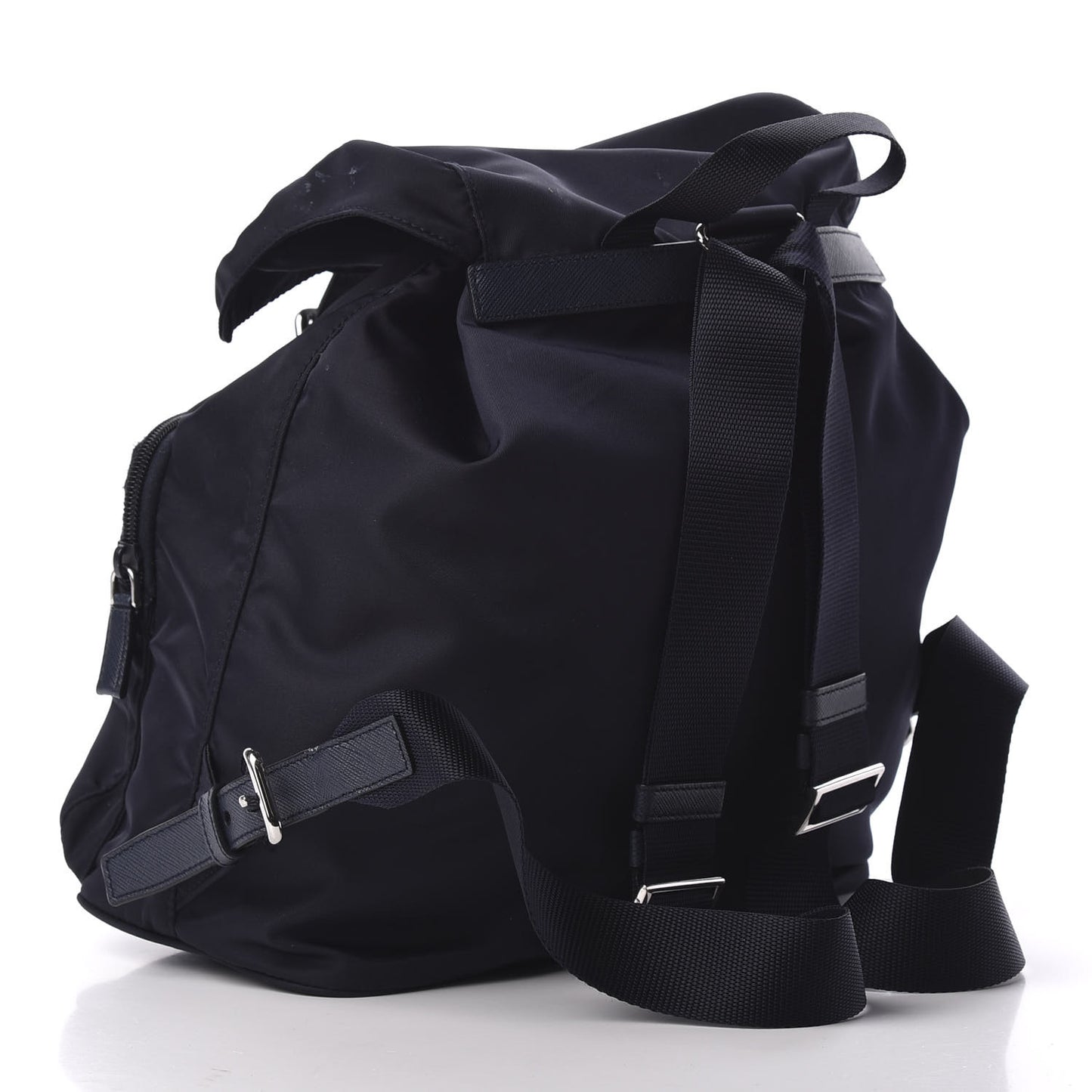 Nylon Vela Large Backpack Bluette