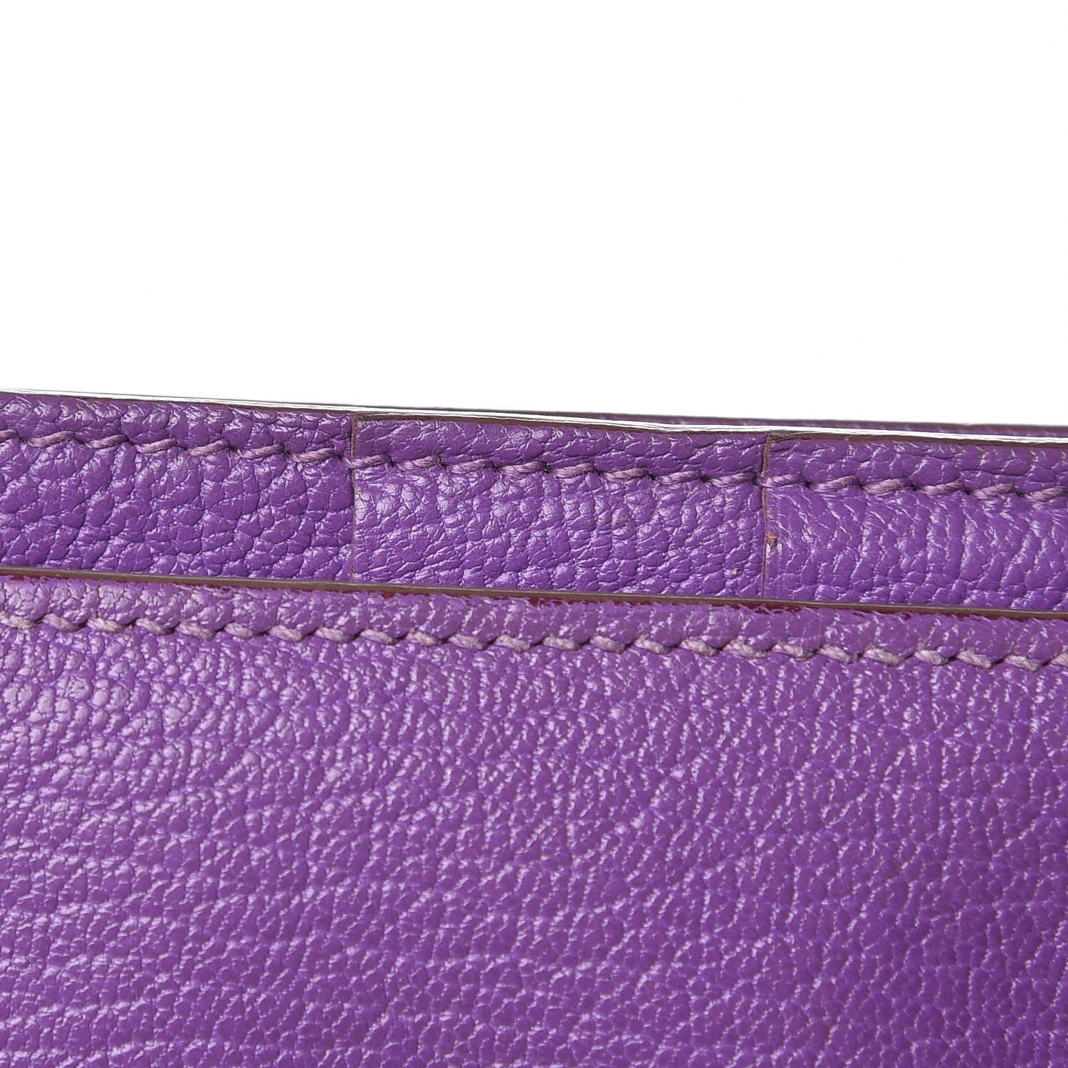 Hermes Chèvre Mysore Bearn Gusset Wallet Parme 19 of 23