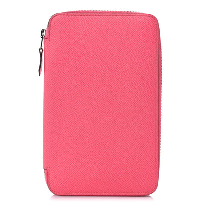 Hermes Epsom Vision II Zip Agenda Rose Azalee 1 of 13