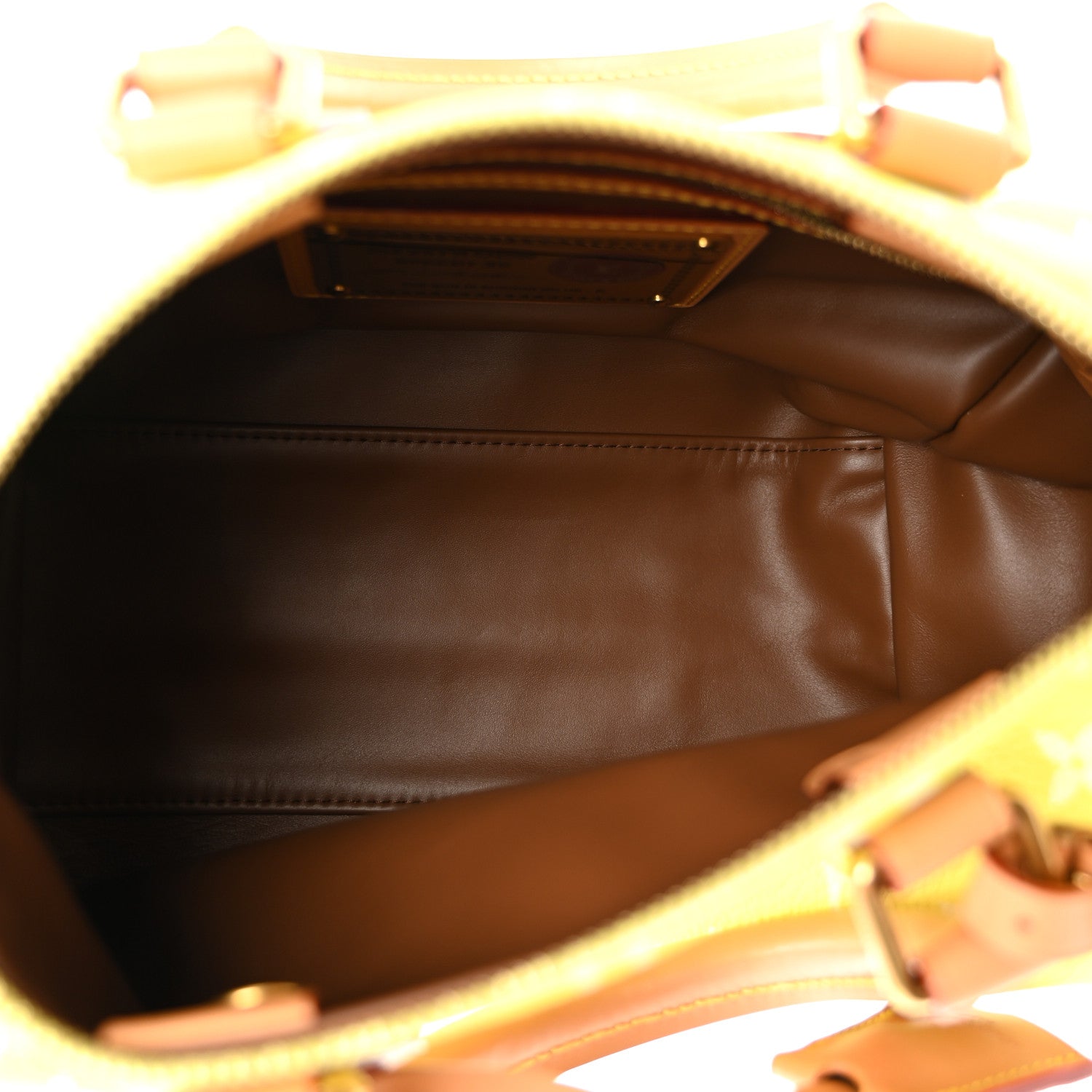 Louis Vuitton Calfskin Monogram Speedy P9 Bandouliere 25 Lemonade Yellow 6 of 11