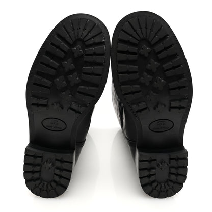 Chanel Oily Calfskin Quilted High Boots 37 Black 5 of 8