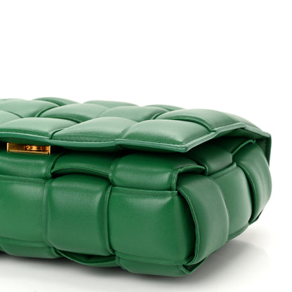 Bottega Veneta Nappa Maxi Intreccio Padded Cassette Crossbody Bag Racing Green 9 of 9