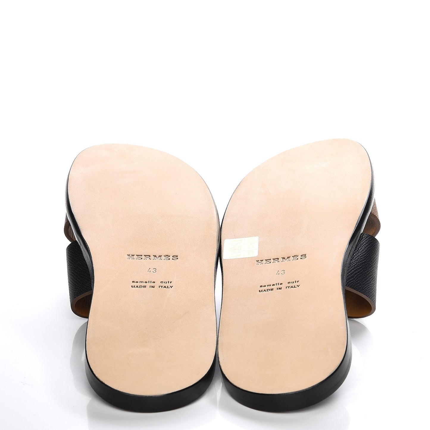 Epsom Bi Color Izmir Mens Sandals 43 Black