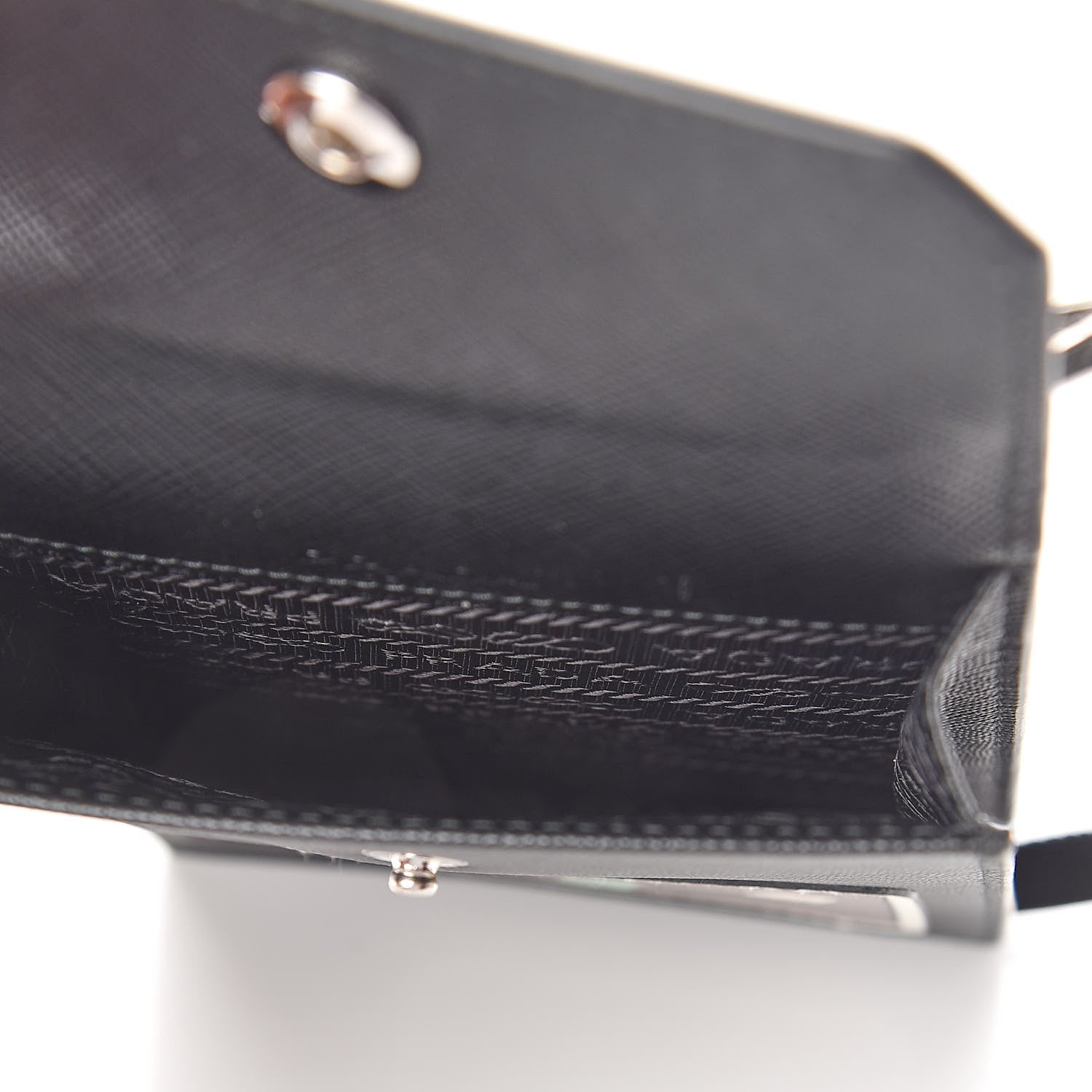 Prada Saffiano Racing Logo Patch Mini Bag Black 5 of 8