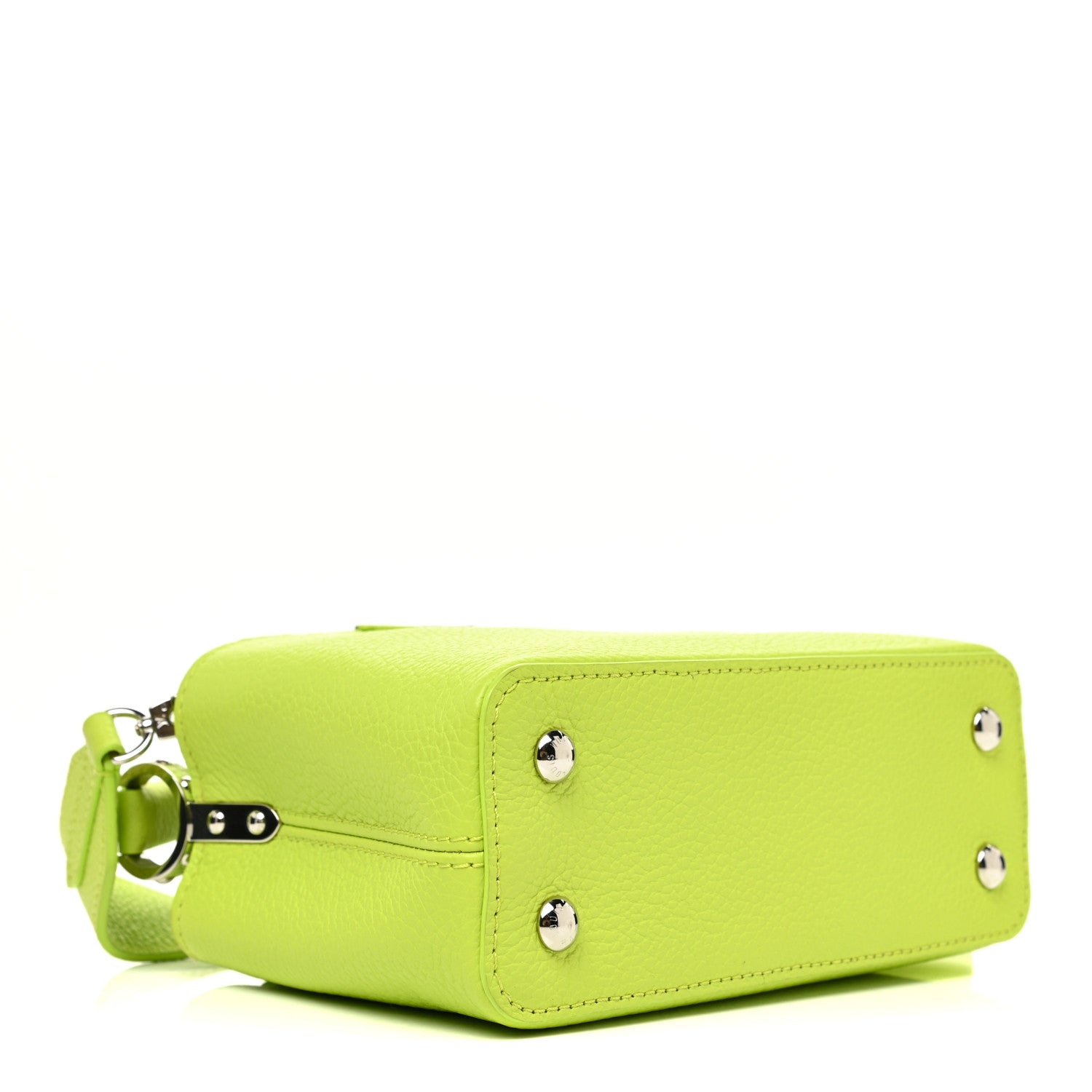 Louis Vuitton Taurillon Mini Capucines Chartreuse 3 of 9