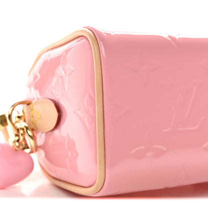 Louis Vuitton Vernis Monogram Nano Speedy Mochi Pink 14 of 19