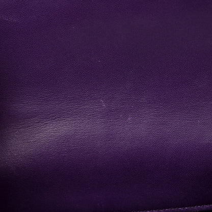 Saint Laurent Suede Small Classic Monogram Kate Tassel Satchel Purple 16 of 16