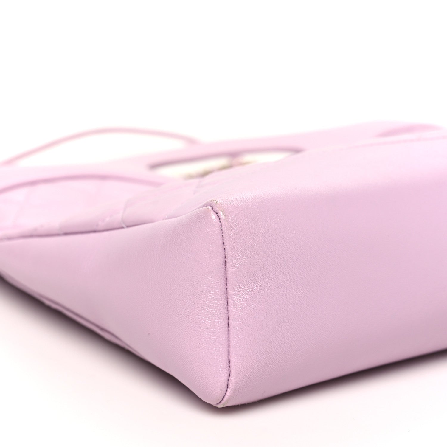 Chanel Shiny Lambskin Quilted 31 Shopping Bag Light Purple 8 of 9