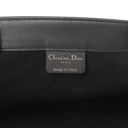 Christian Dior Calfskin Embossed Large Book Tote Black 6 of 18