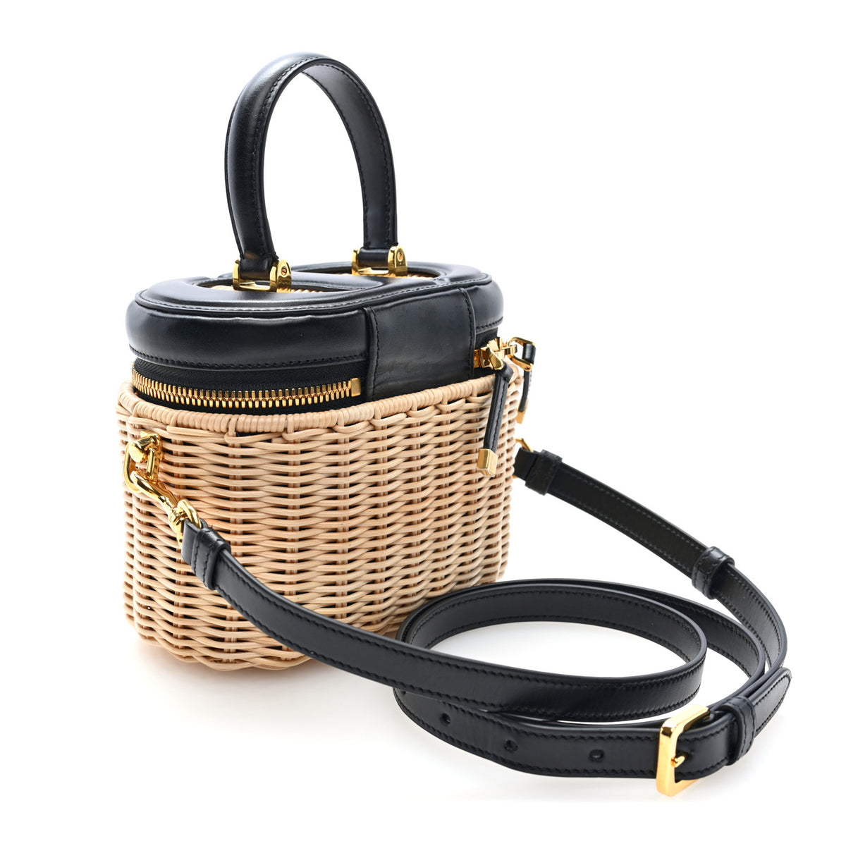 Wicker CD Vanity Black