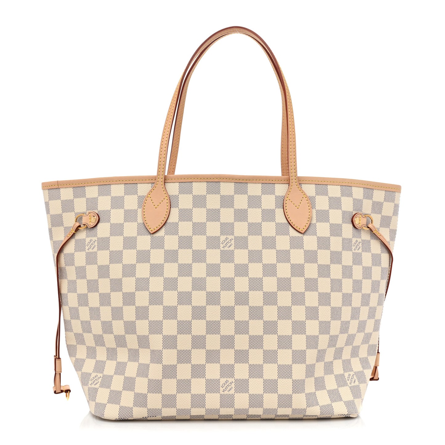 Damier Azur Neo Neverfull MM Rose Ballerine