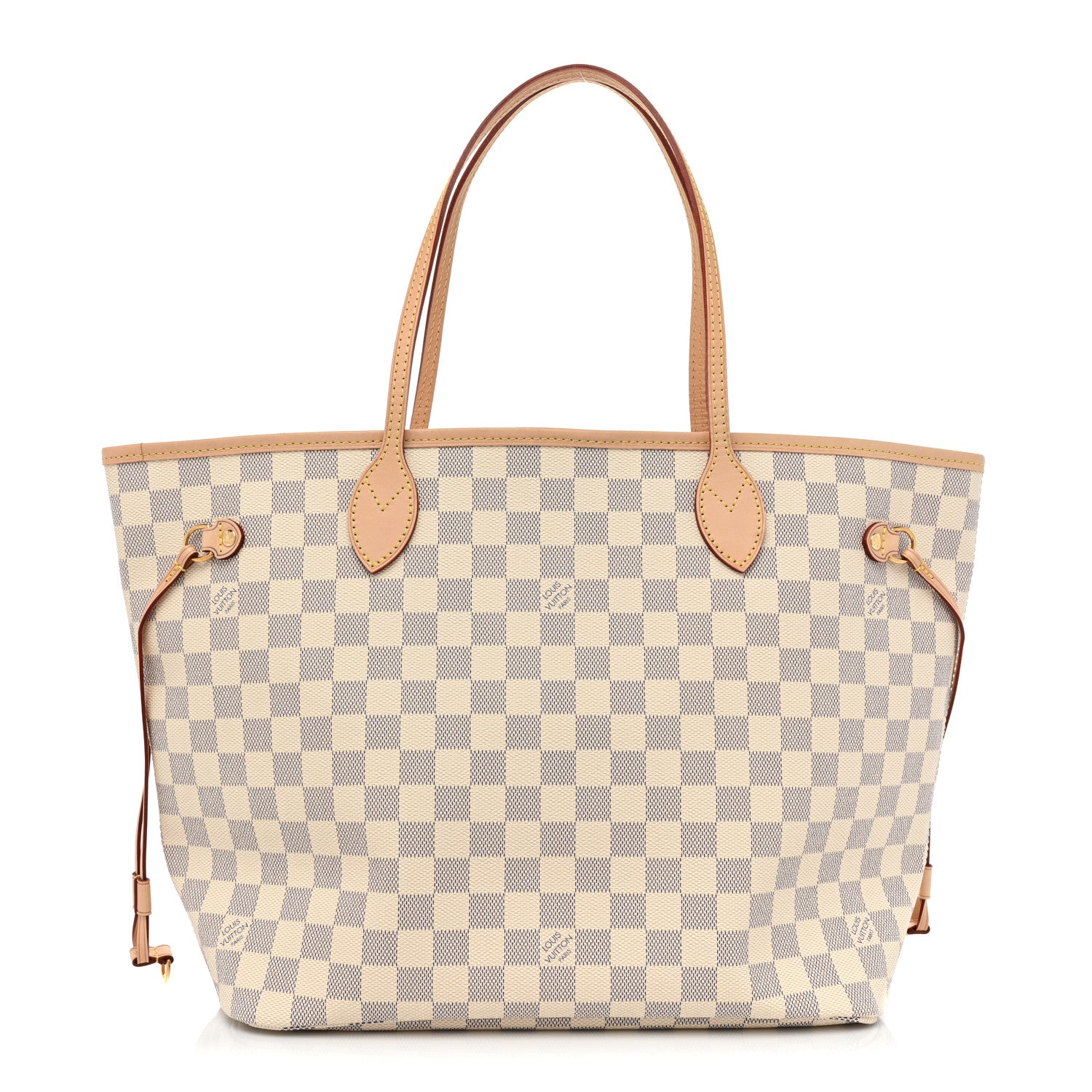 Louis Vuitton Damier Azur Neo Neverfull MM Rose Ballerine 1 of 9