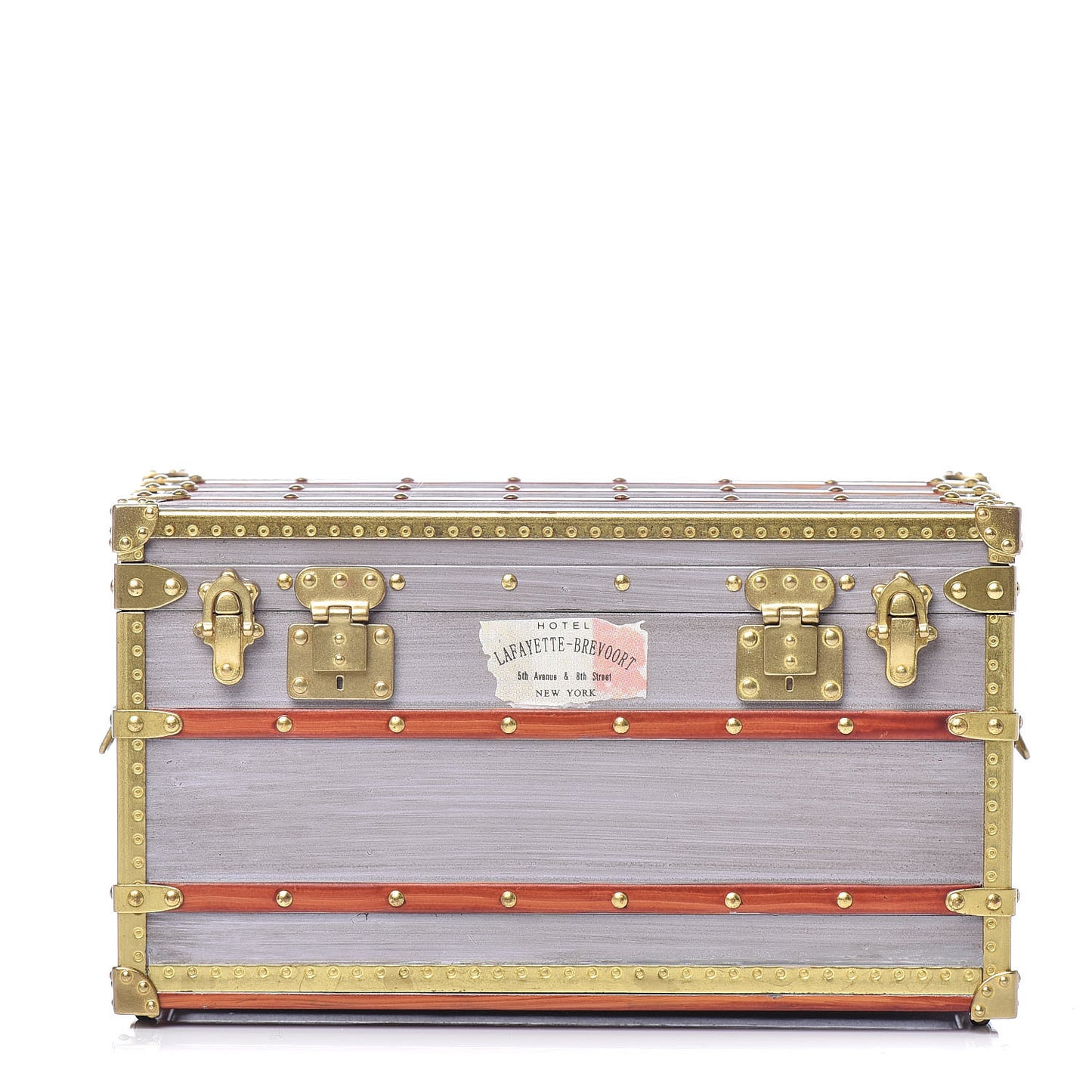 Mini Malle Zinc Trunk Paperweight Jewelry Box