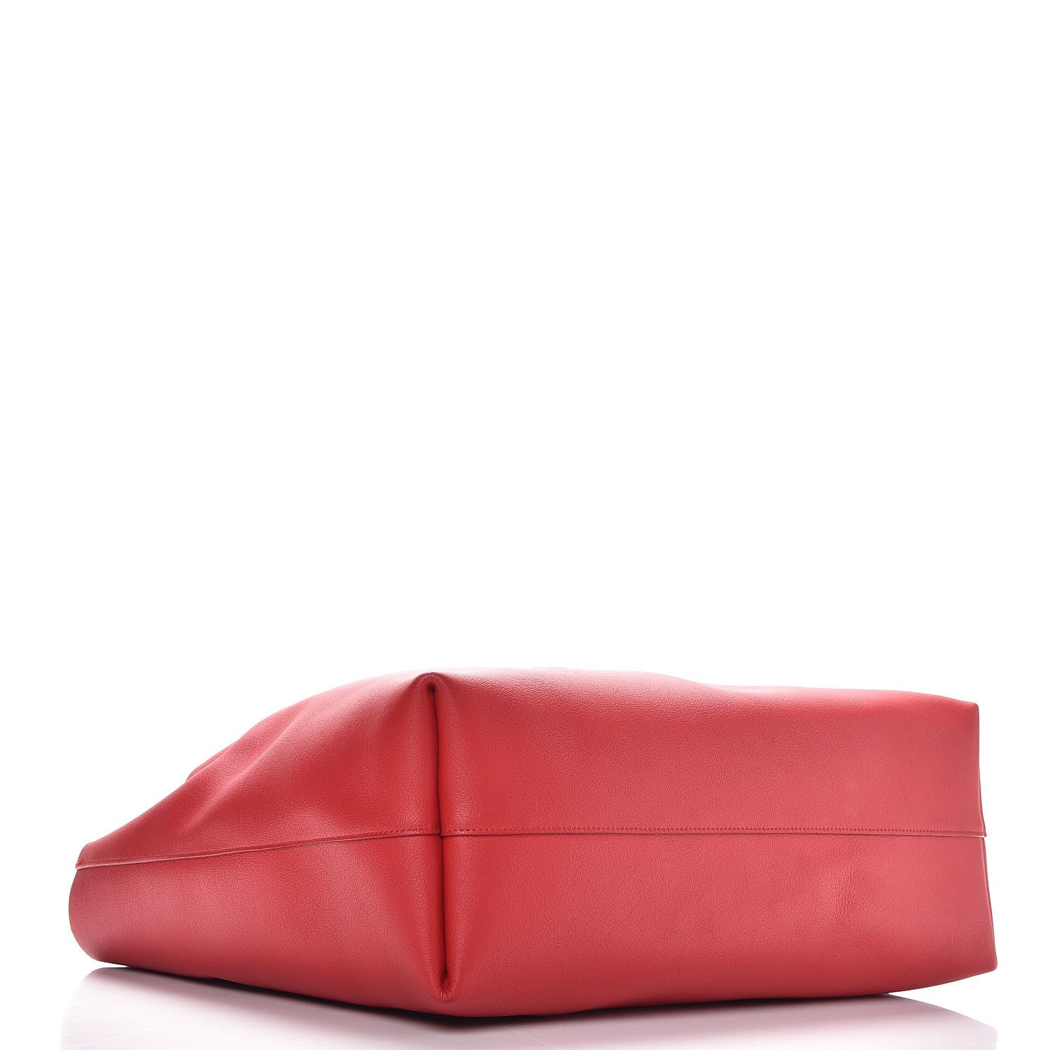 Saint Laurent Calfskin Large Shopping Tote Red 4 of 9