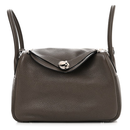 Hermes Taurillon Clemence Lindy 26 Etain 1 of 18