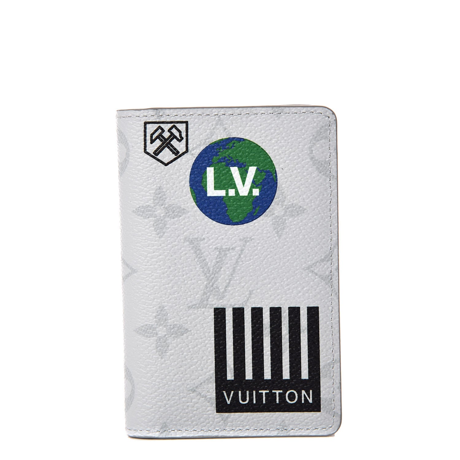 Louis Vuitton Monogram Stickers Pocket Organizer White 1 of 7
