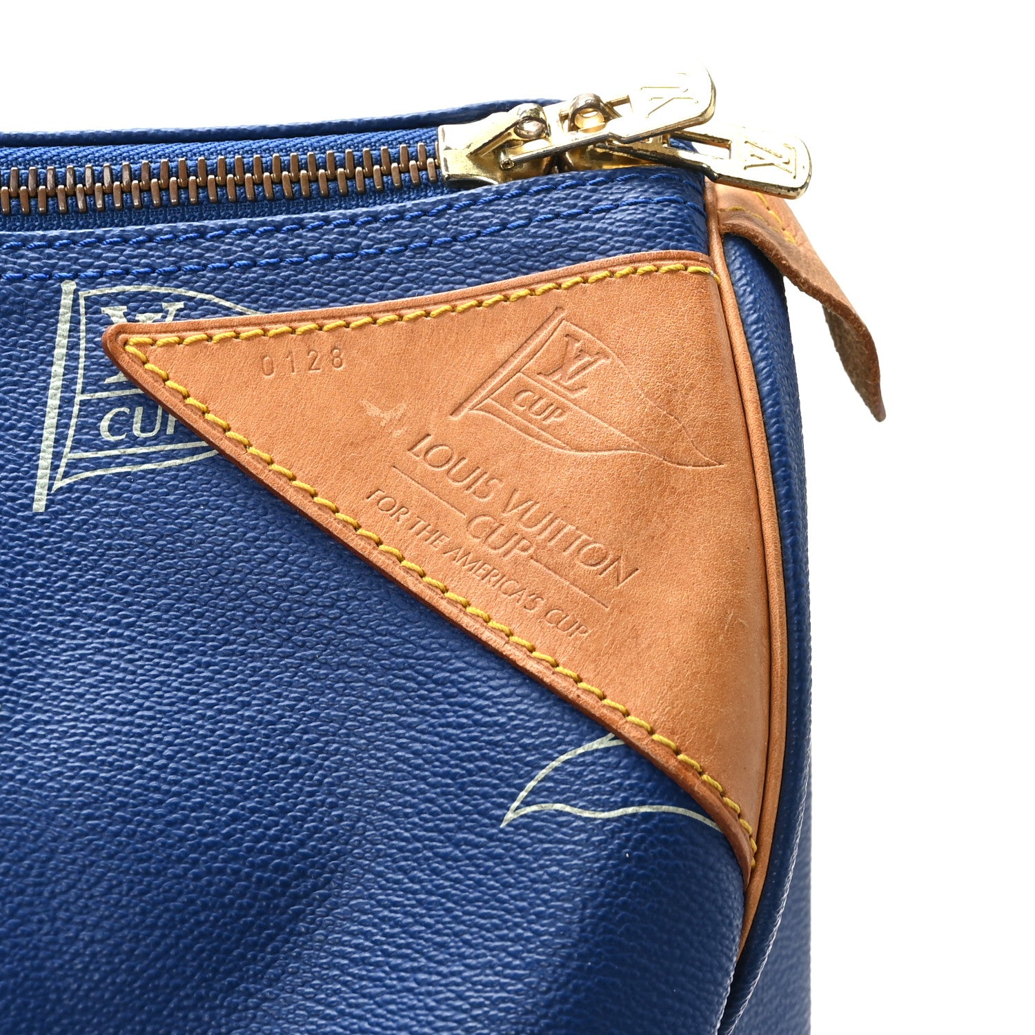 Louis Vuitton Americas Cup Keepall 45 Blue 5 of 13