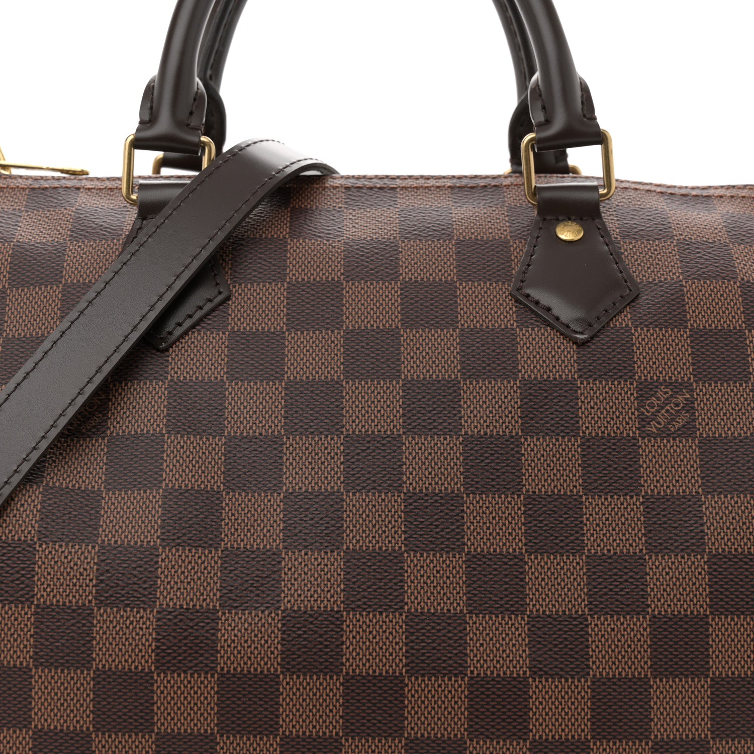 Louis Vuitton Damier Ebene Speedy Bandouliere 30 8 of 10