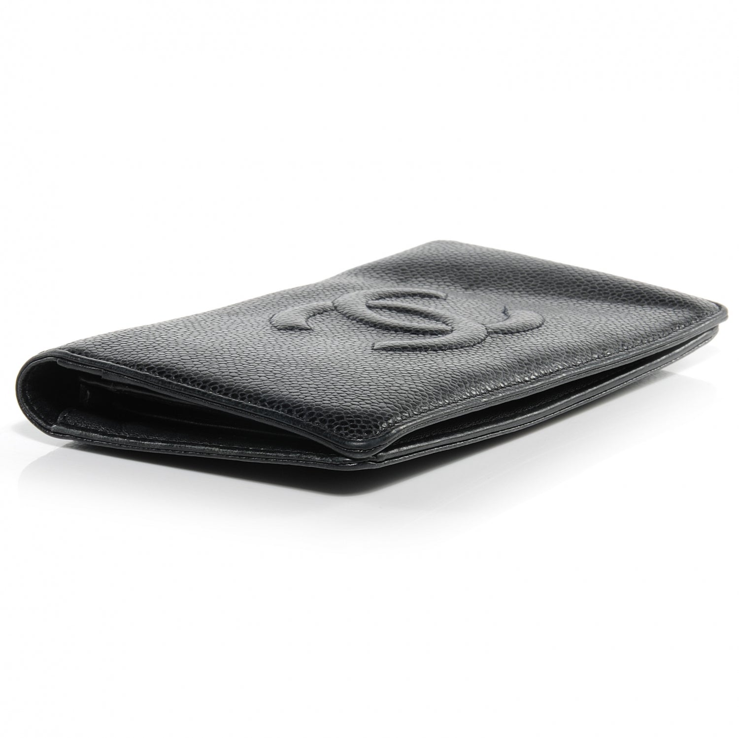 Chanel Caviar Yen Wallet Black 4 of 8