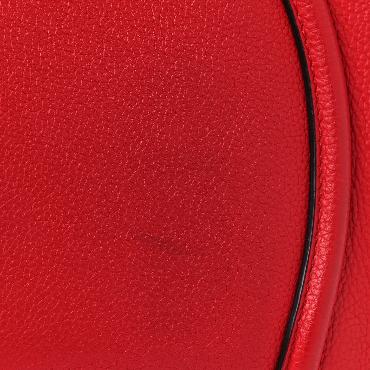 Drummed Calfskin Mini Luggage Coquelicot