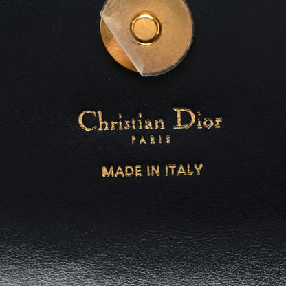 Christian Dior Oblique Smooth Calfskin Medium Saddle Pouch With Chain Blue 6 of 10