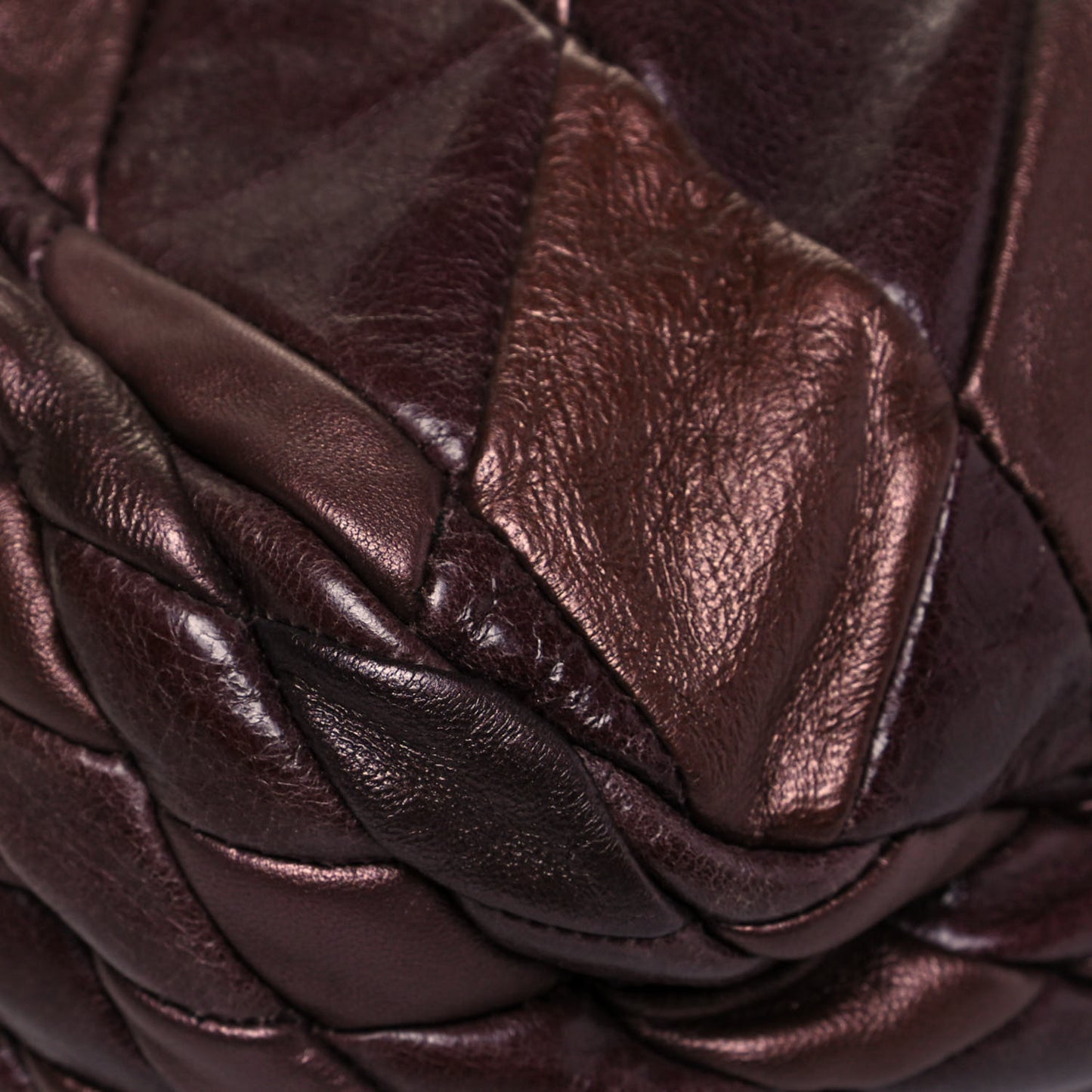 Vitello Patchwork Bag Lampone