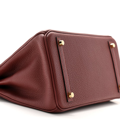 Hermes Togo Birkin 30 Rouge H 8 of 10