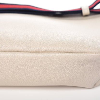 Gucci Grained Calfskin Logo Belt Bag White 11 of 11