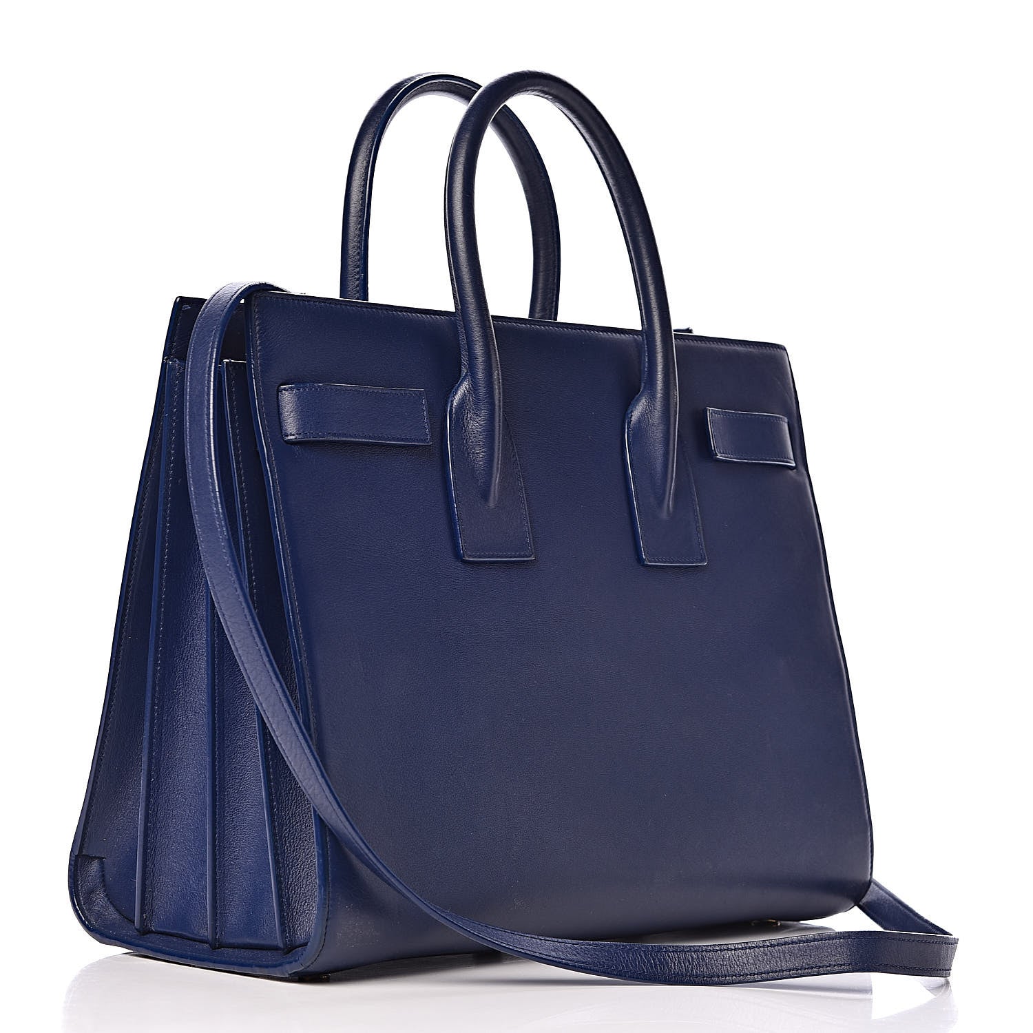 Saint Laurent Calfskin Small Sac De Jour New Marine 3 of 10