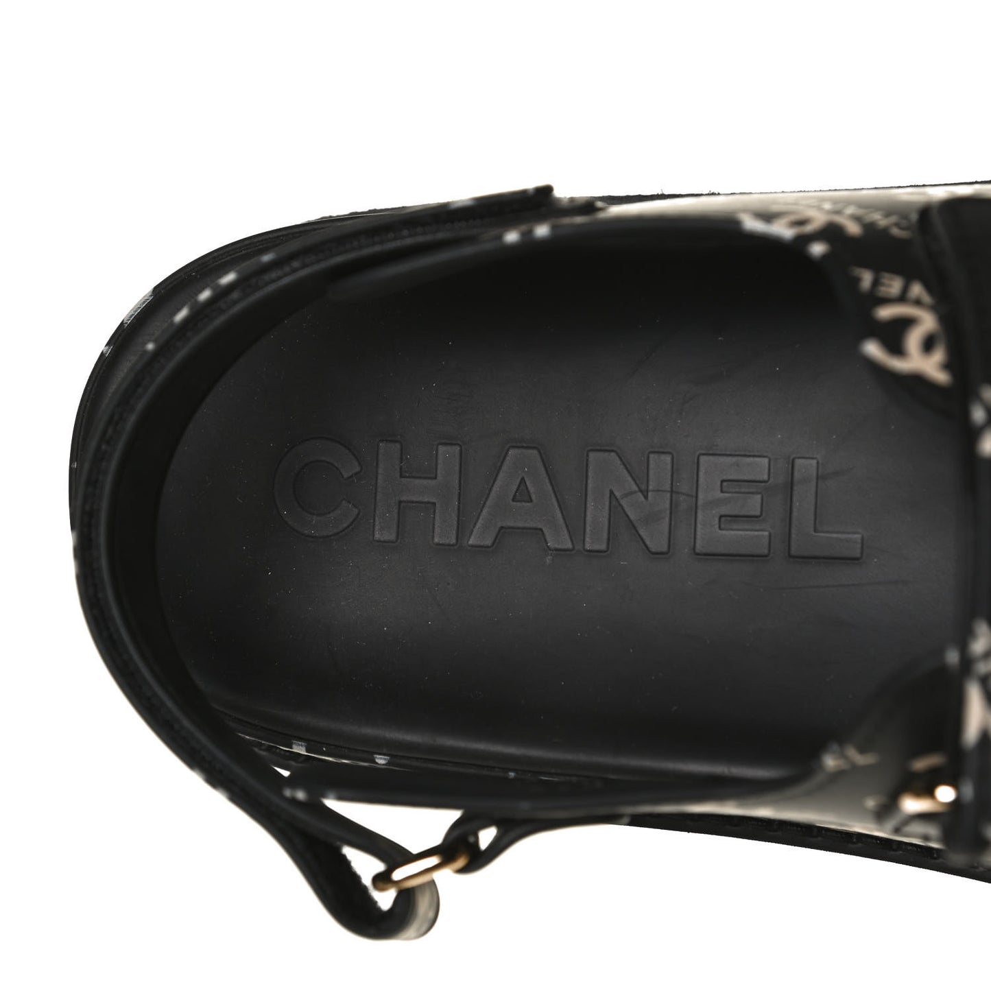 Rubber CC Dad Sandals 40 Black