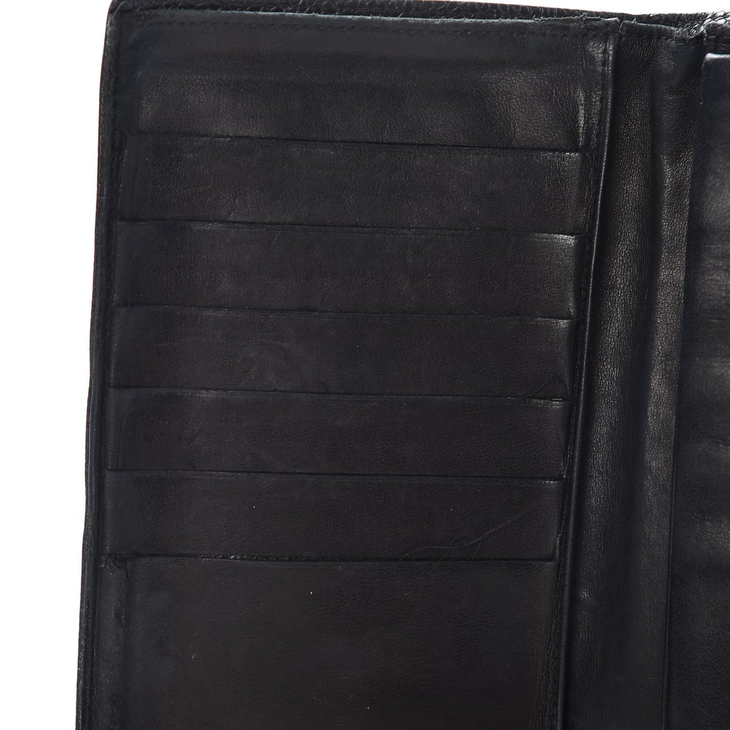 Caviar Timeless CC French Wallet Black