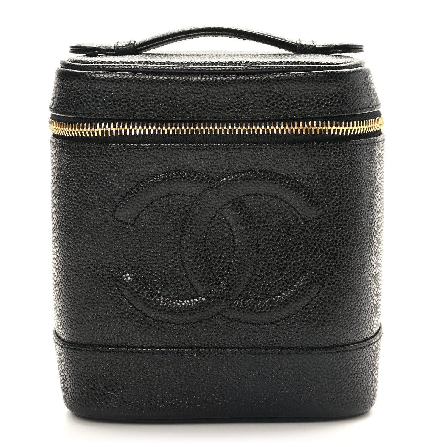 Chanel Caviar Cosmetic Vanity Bag Black 1 of 11