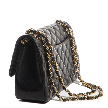 Chanel Lambskin Jumbo Double Flap Black 3 of 7