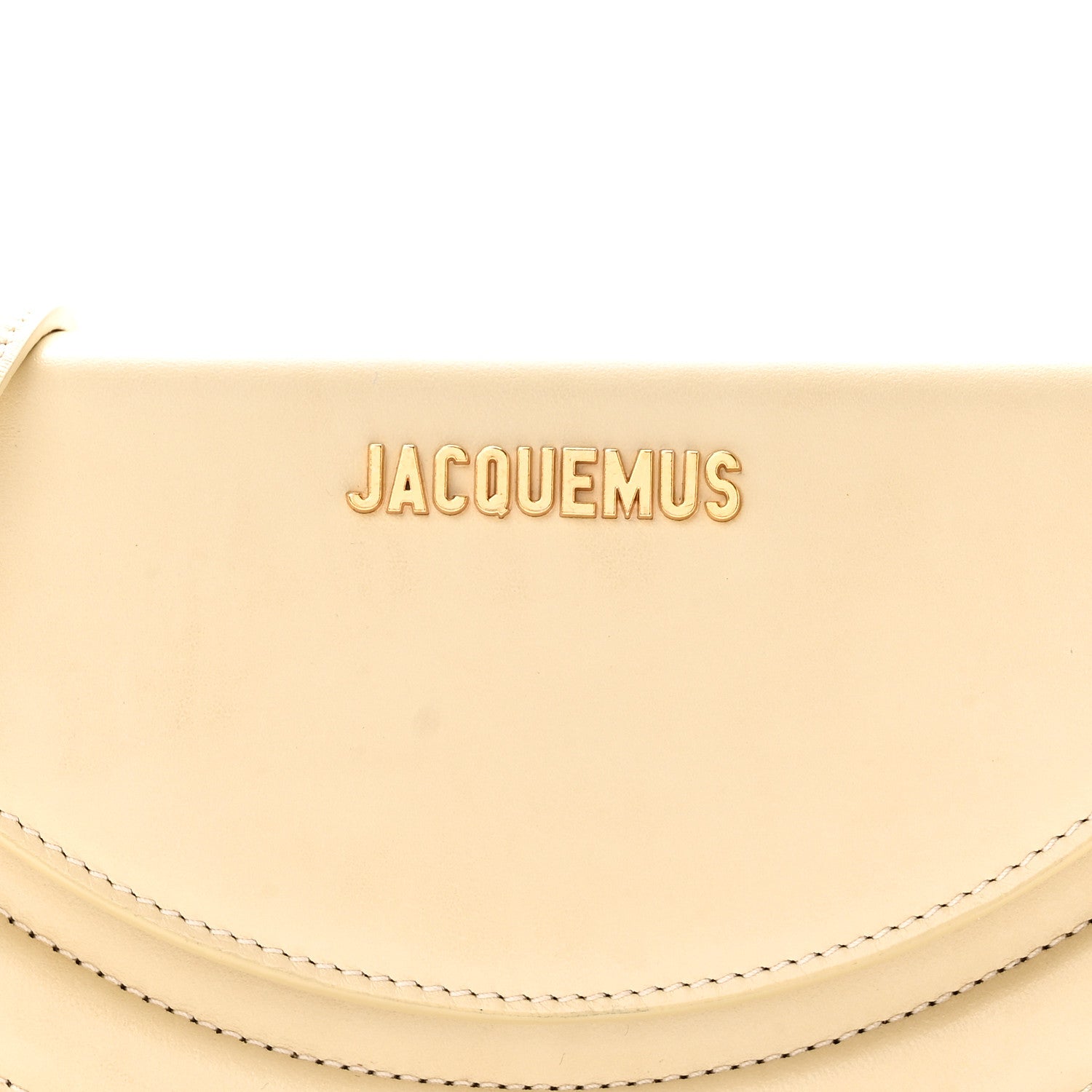 Jacquemus Smooth Calfskin Le Sac Rond Ivory 7 of 9