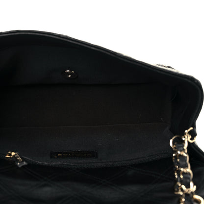 Chanel Lambskin Quilted Pearl Studded Flap Black 10 of 15