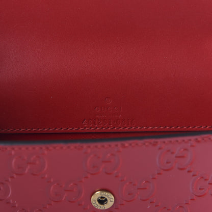 Gucci Guccissima Mini Cherry Chain Bag Hibiscus Red 8 of 10