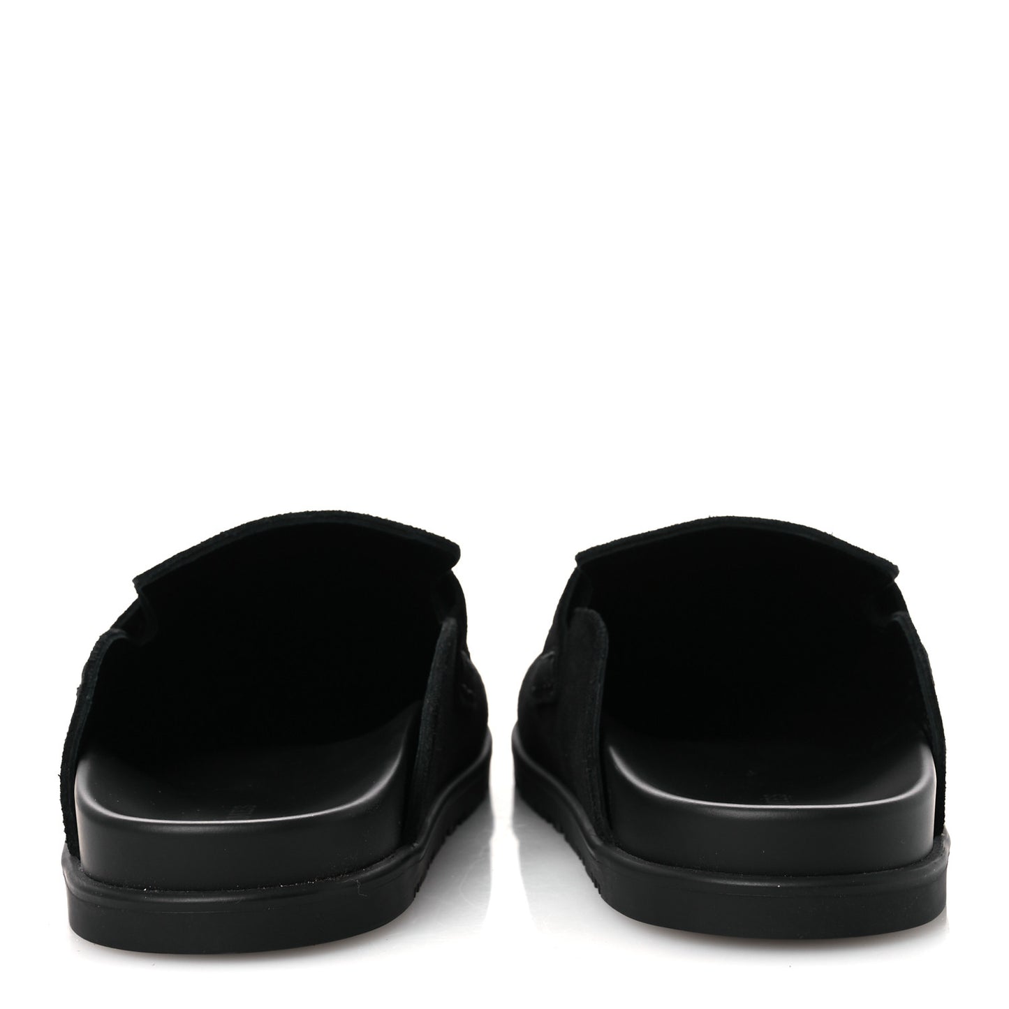 Suede Calfskin Go Mules 39 Black
