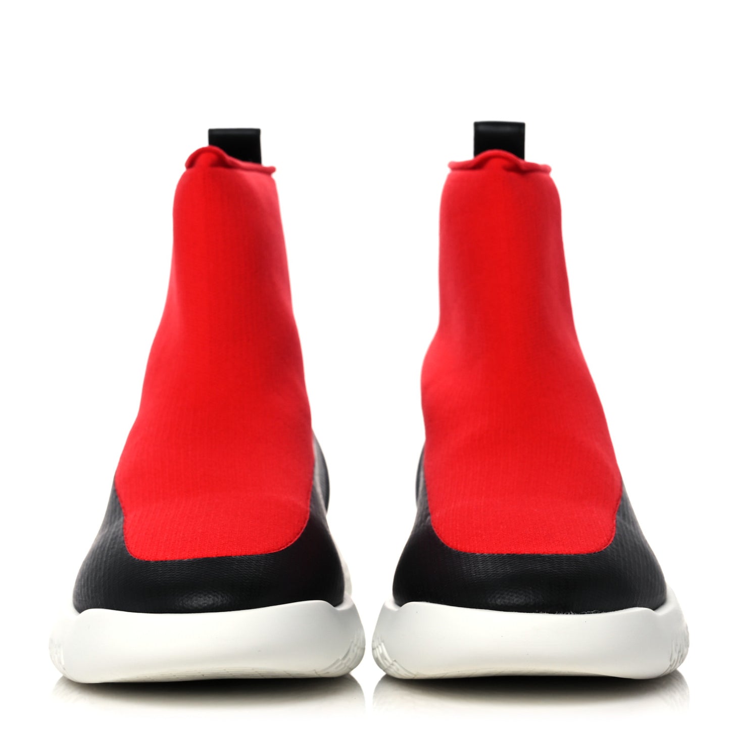 Mesh Calfskin 24 Sneakers 39 Red Black